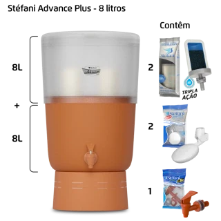 Filtro Advance Plus - 8 litros - 2 velas