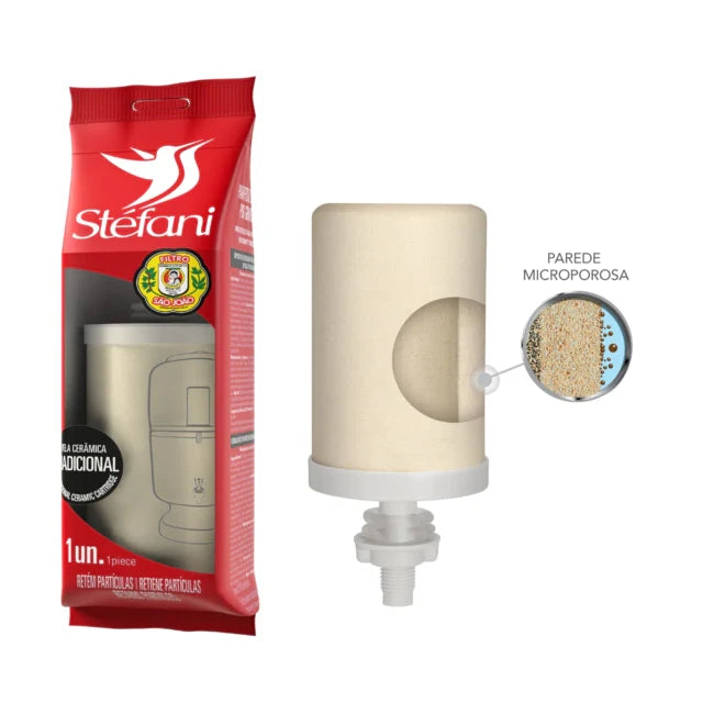 Filtro São João - 4 litros - 1 vela + 1 vela Tripla Ação