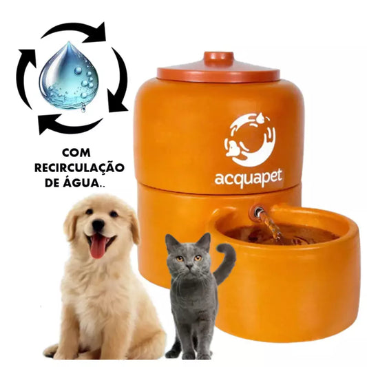 Filtro Bebedouro Acquapet - 2,5L Cerâmica com Bomba