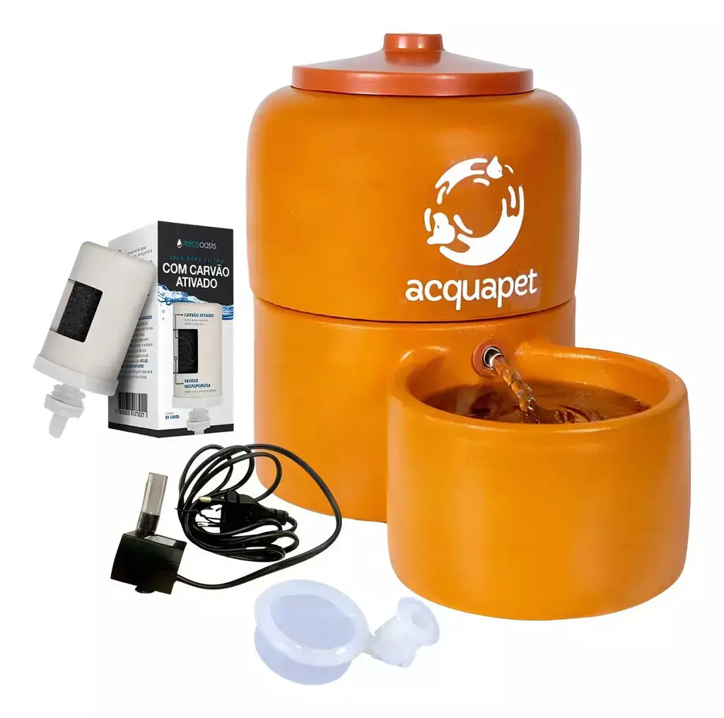 Filtro Bebedouro Acquapet - 4 L Cerâmica com Bomba