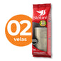 Caixa com 2 - Vela Tradicional