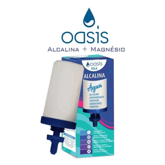 Caixa com 10 unid. - Vela Alcalina com Magnésio - Oasis