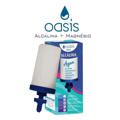 Caixa com 6 unid. - Vela Alcalina com Magnésio - Oasis