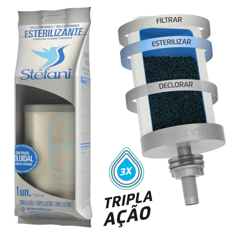 Filtro São João Classic - 6 litros - 1 vela - 1 boia