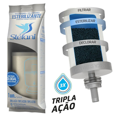 Filtro São João Classic - 6 litros - 1 vela - 1 boia