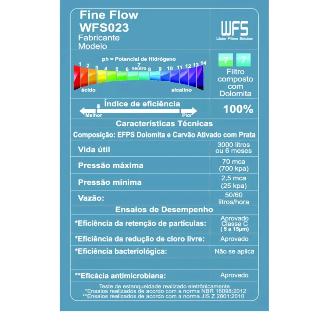 Refil de Recarga Compatível Electrolux - WFS023